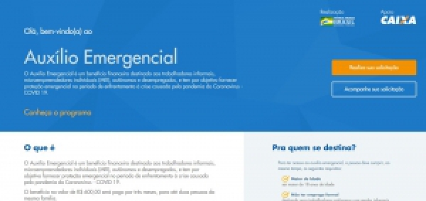 Veja passo a passo de como pedir o auxílio emergencial de R$ 600